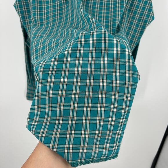 Vintage Wrangler Plaid Pearl Snap Long Sleeve Casual Button Down Men's 2XL - Picture 4 of 9